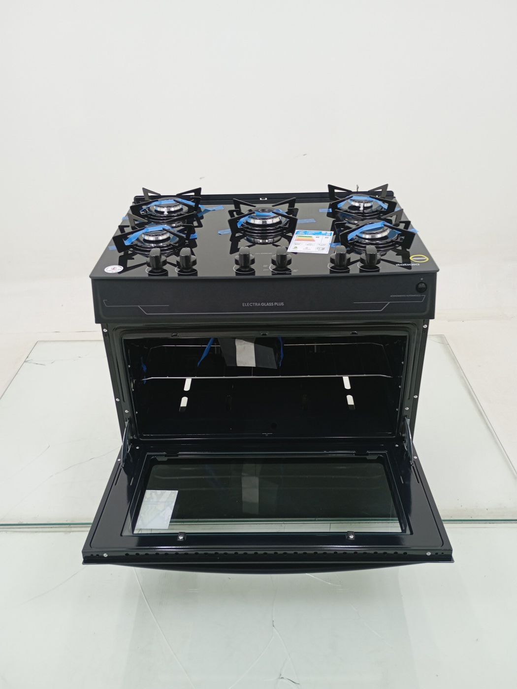 FOGAO ITATIAIA 5 BOCAS ELECTRA GLASS PLUS - P