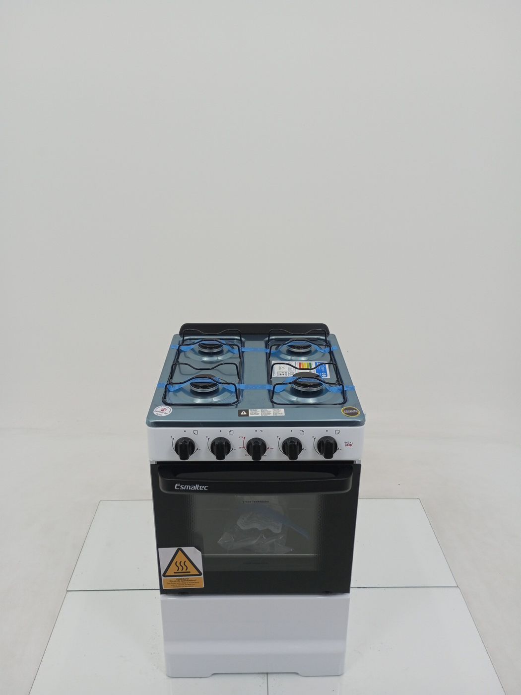 FOGAO ESMALTEC 4120 4 BOCAS IDEAL POP ACENDIM