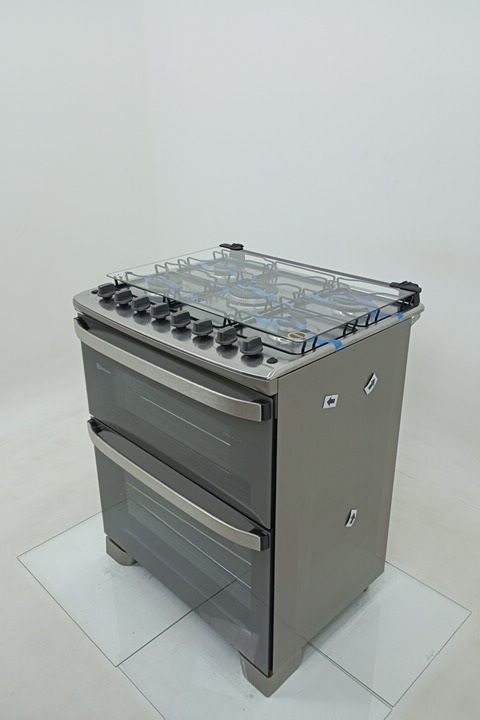 FOGAO ELECTROLUX FE5DC 5 BOCAS DUPLO FORNO PE