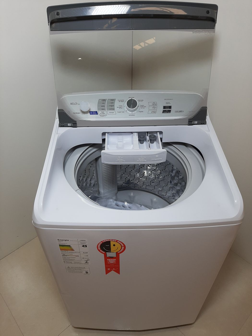 LAVADORA PANASONIC 16KG COM A MELHOR LAVAGEM 