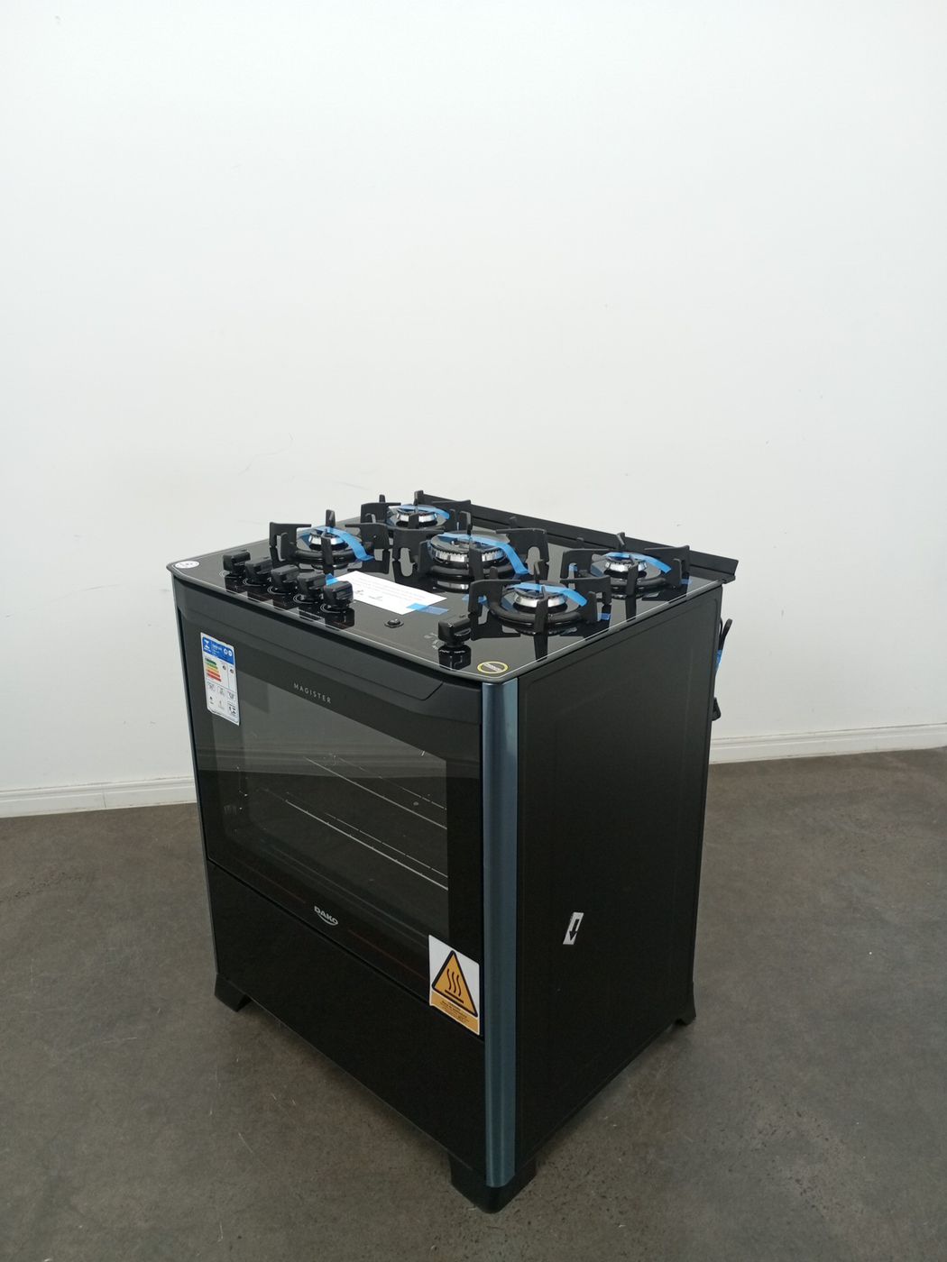 FOGAO DAKO 5 BOCAS MESA DE VIDRO MAGISTER - P