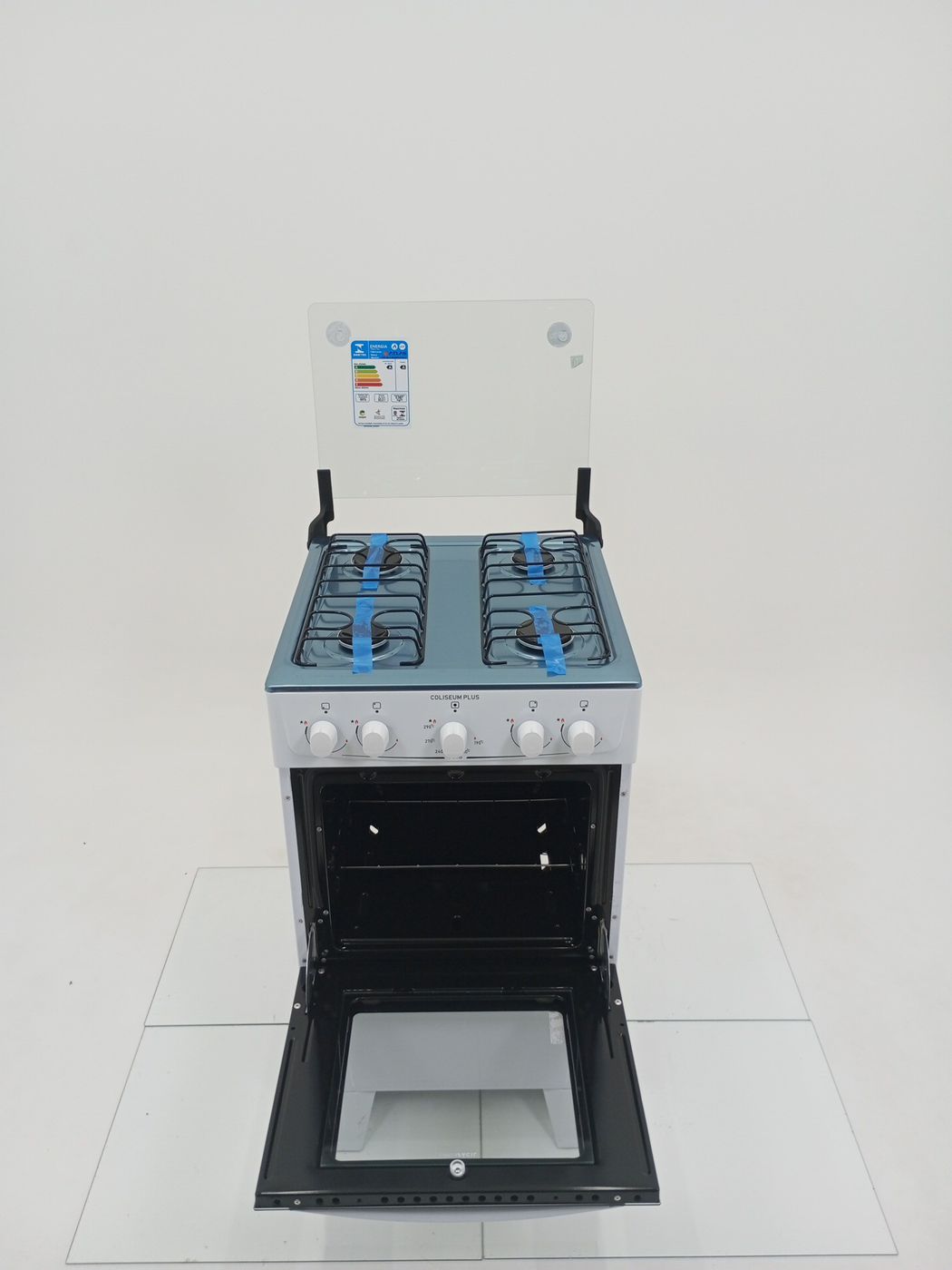 FOGAO ATLAS CLISEUM PLUS 4 BOCAS MESA INOX - 