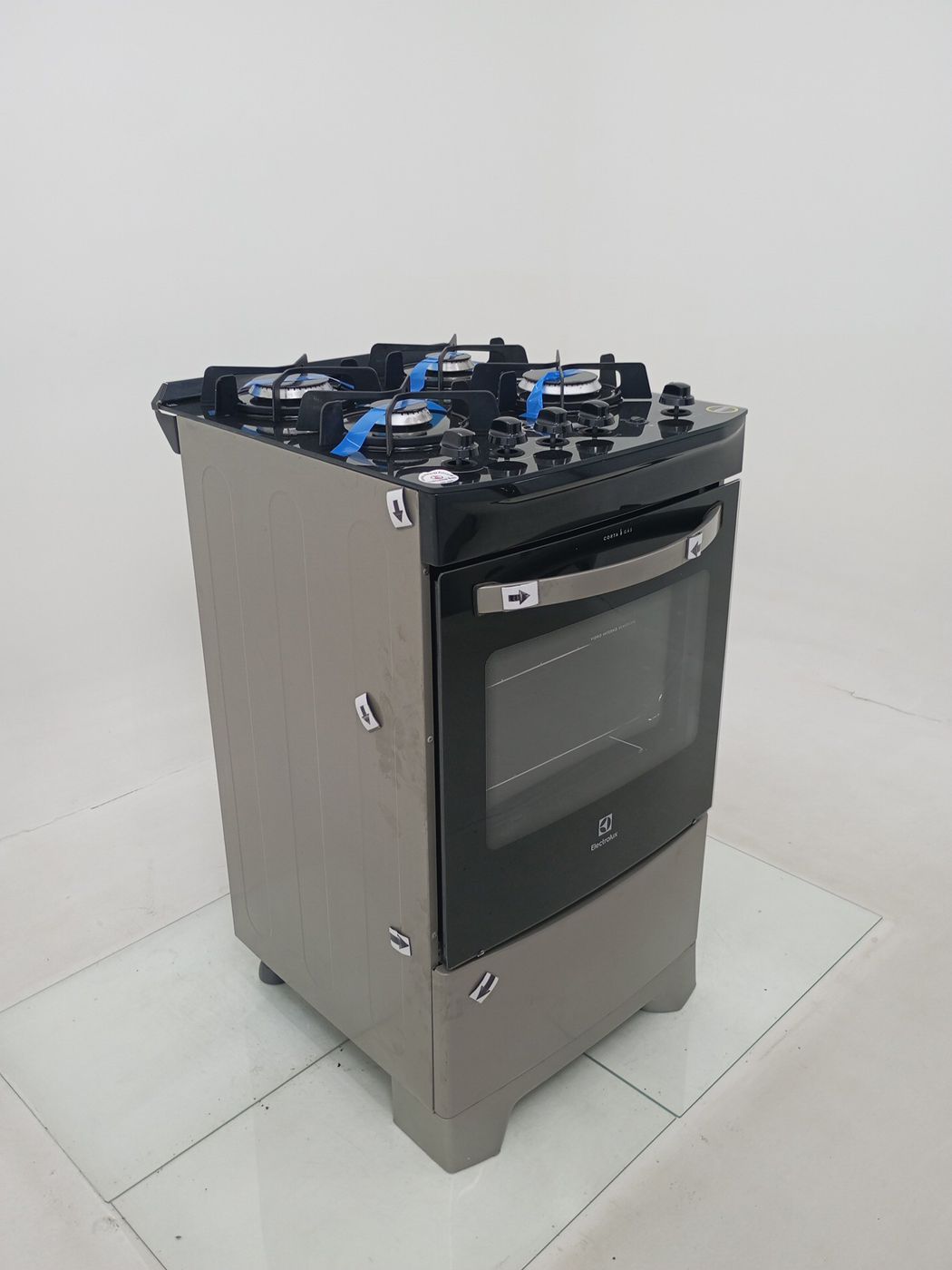 FOGAO ELECTROLUX 52LSV 4 BOCAS MESA DE VIDRO 