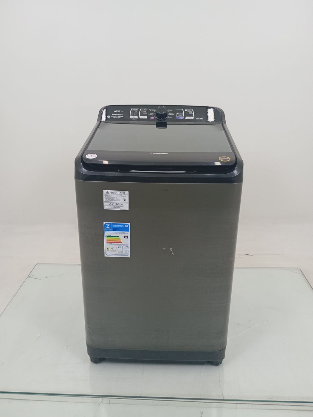 LAVADORA PANASONIC 12KG C/ PROGRAMA VANISH - 