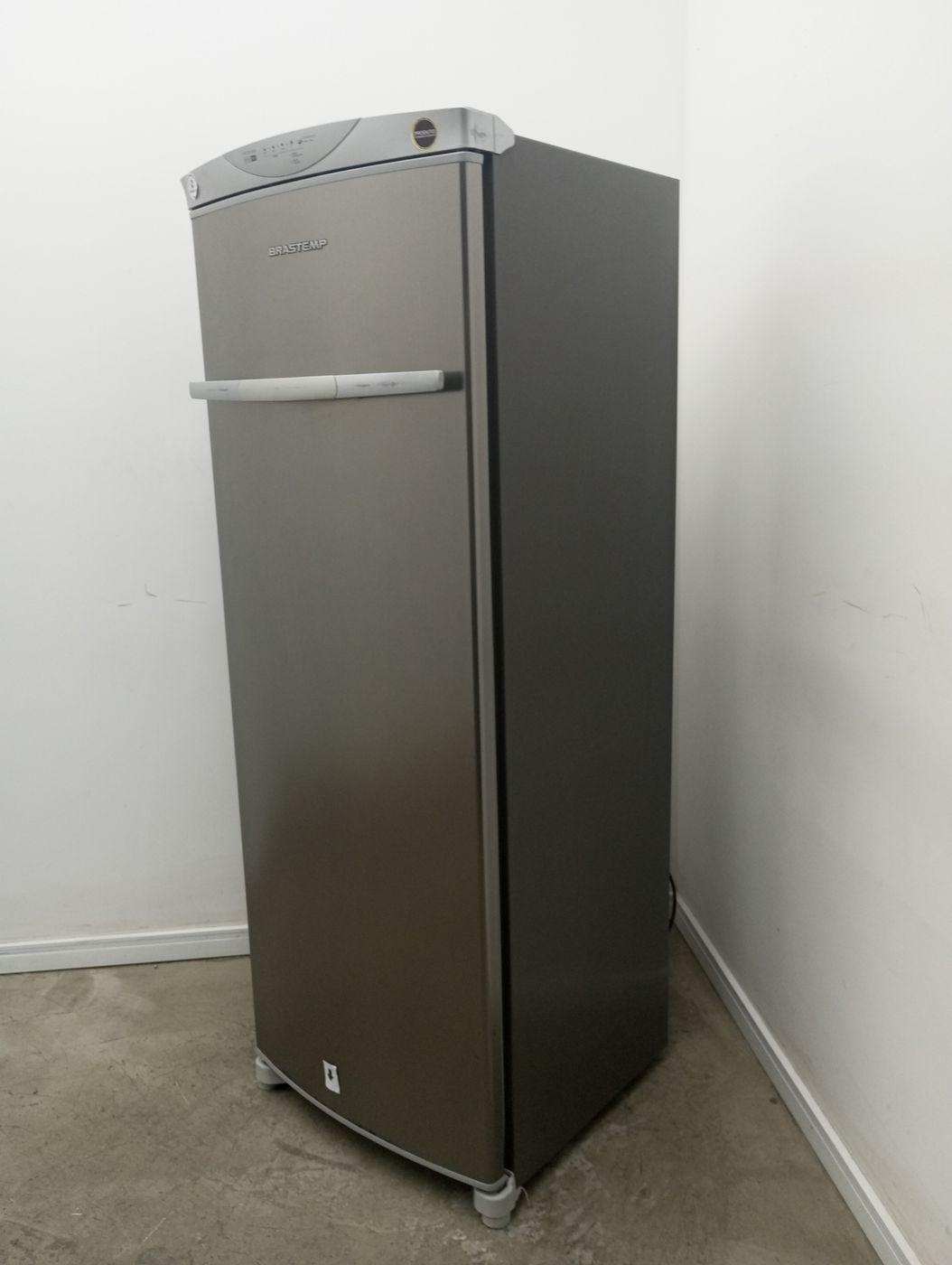 Freezer Brastemp 228l Vertical Flex Frost Free 1 Porta Inox TudoBônus