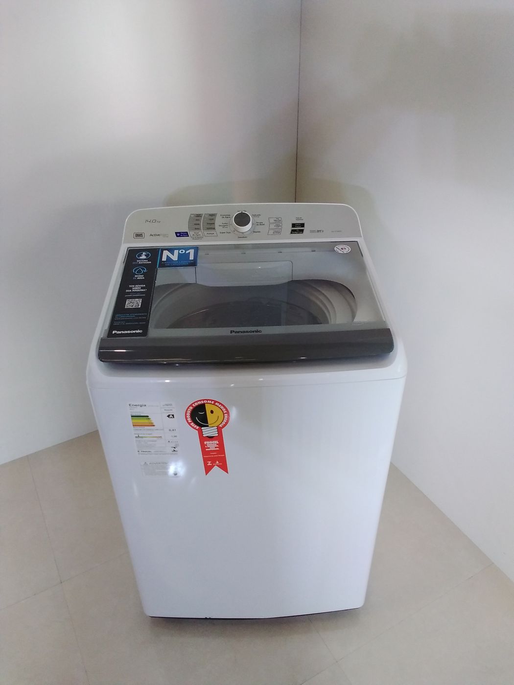 LAVADORA PANASONIC ACTIVE FOAM SISTEM 14 KG