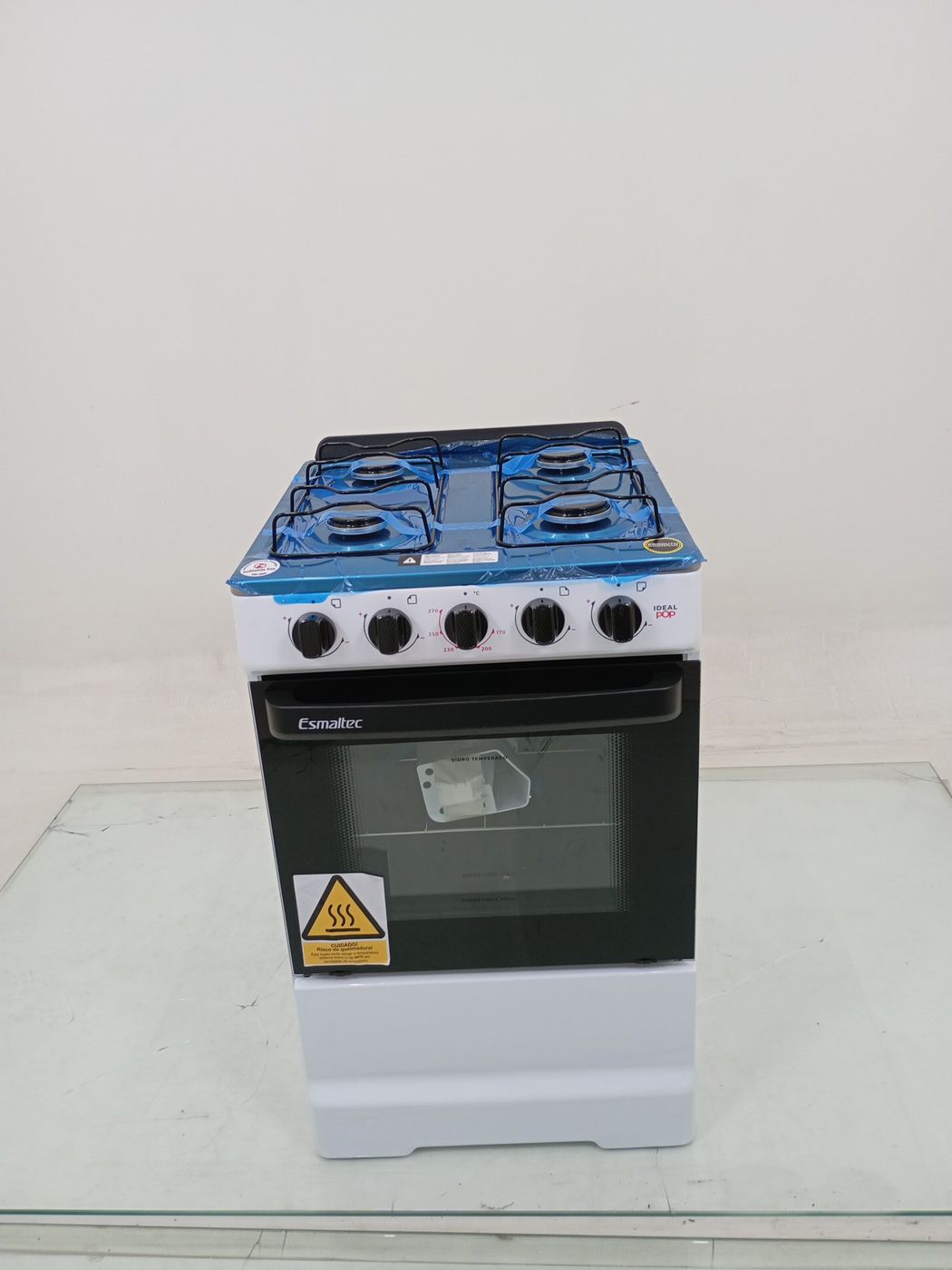 FOGAO ESMALTEC 4120 4 BOCAS IDEAL POP ACENDIM