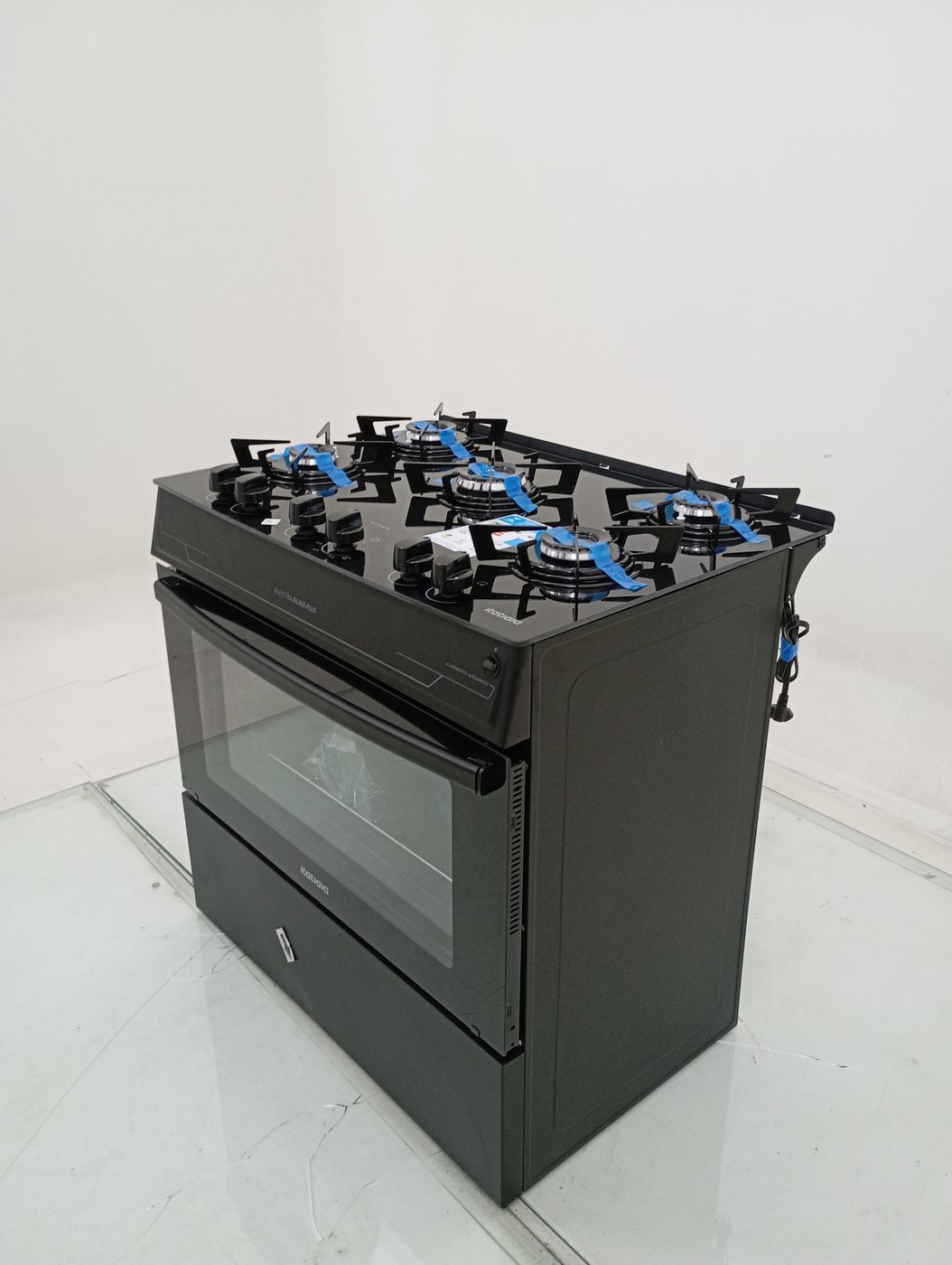 FOGAO ITATIAIA 5 BOCAS ELECTRA GLASS PLUS - P