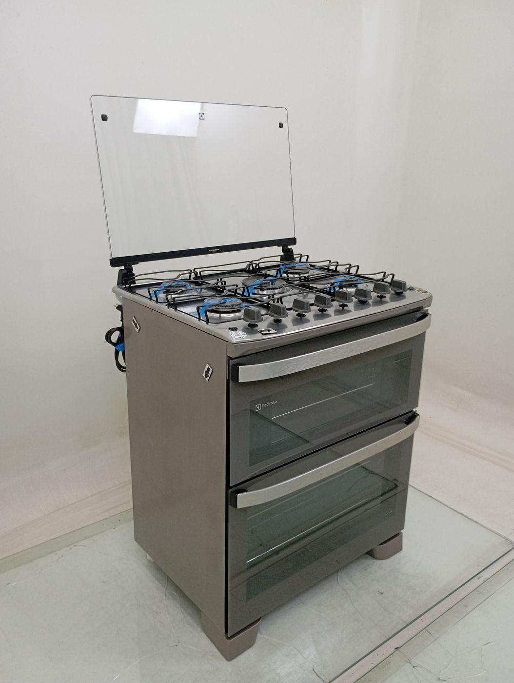 FOGAO ELECTROLUX FE5DC 5 BOCAS DUPLO FORNO PE