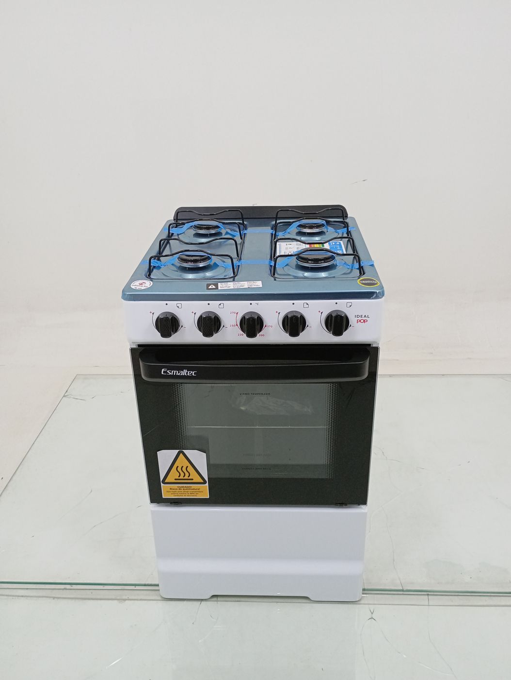 FOGAO ESMALTEC 4120 4 BOCAS IDEAL POP ACENDIM