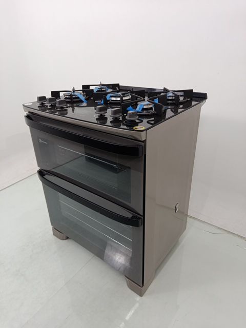 FOGAO ELECTROLUX FE5AD 5 BOCAS MESA DE VIDRO 
