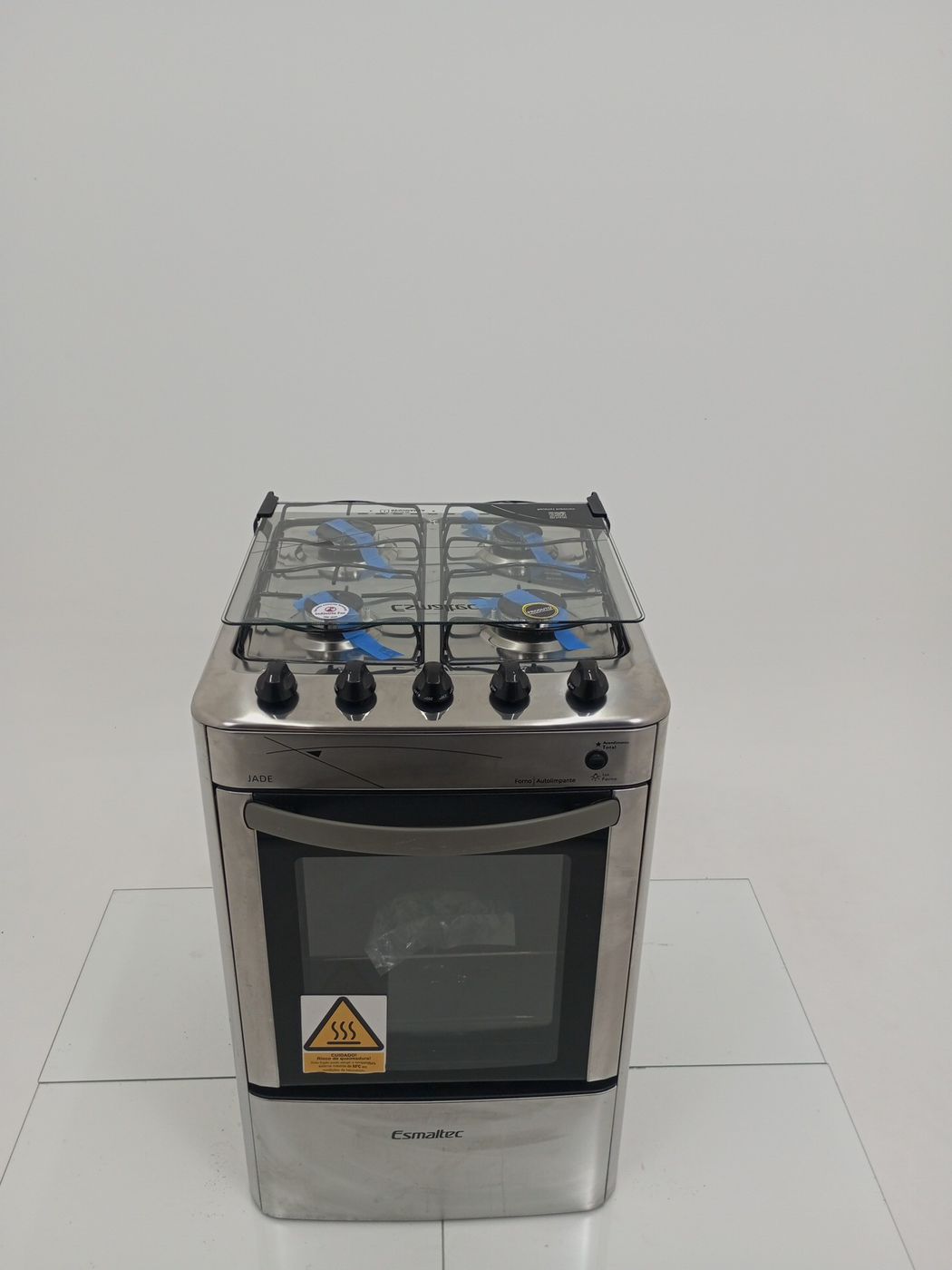 FOGAO ESMALTEC JADE SUPER 4 BOCAS COM FORNO A