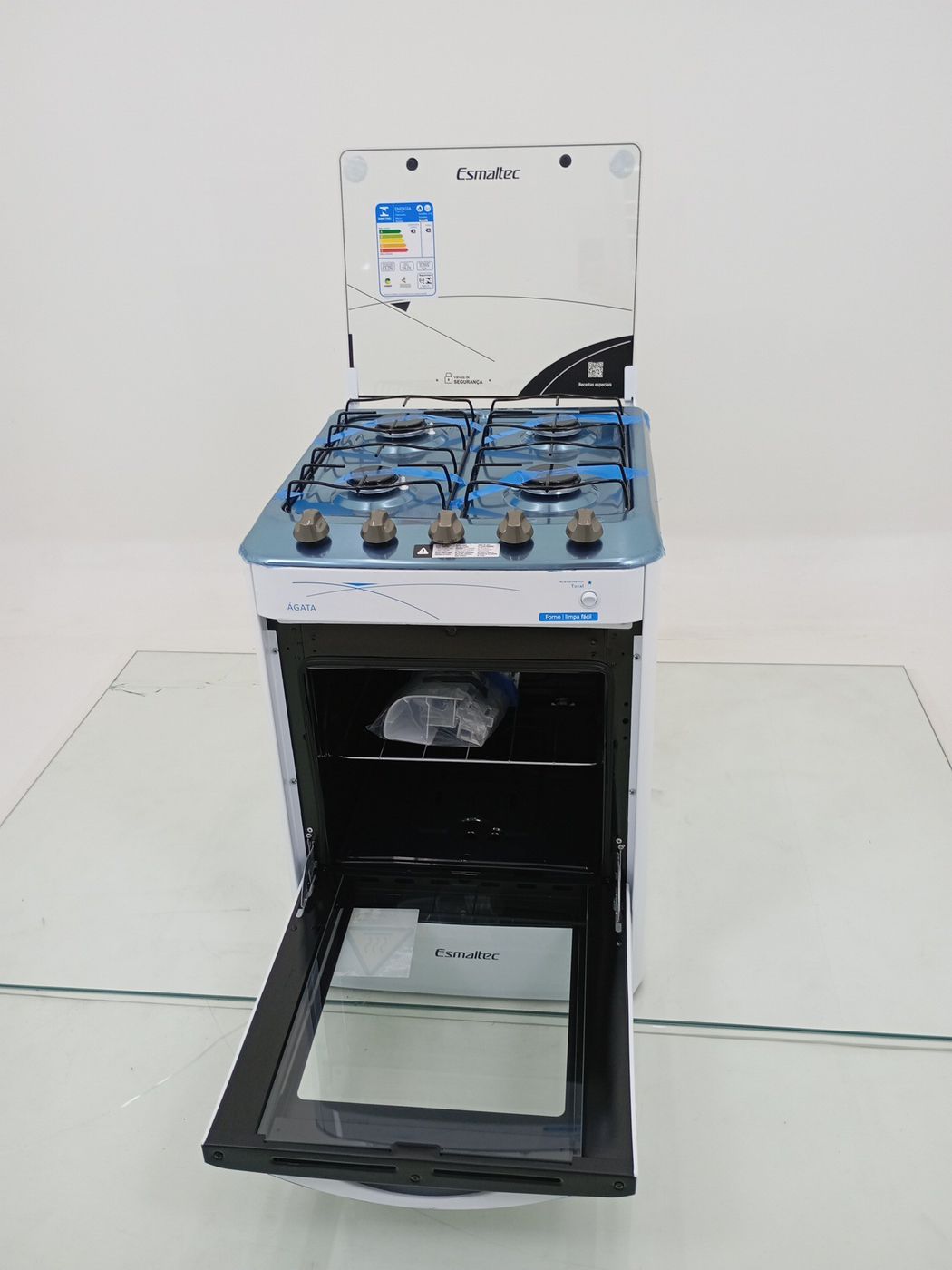 FOGAO ESMALTEC AGATA A GAS C/ ACENDIMENTO AUT