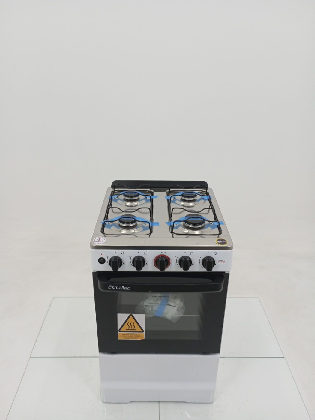 FOGAO ESMALTEC F4IAB 4 BOCAS COM ACENDIMENTO 
