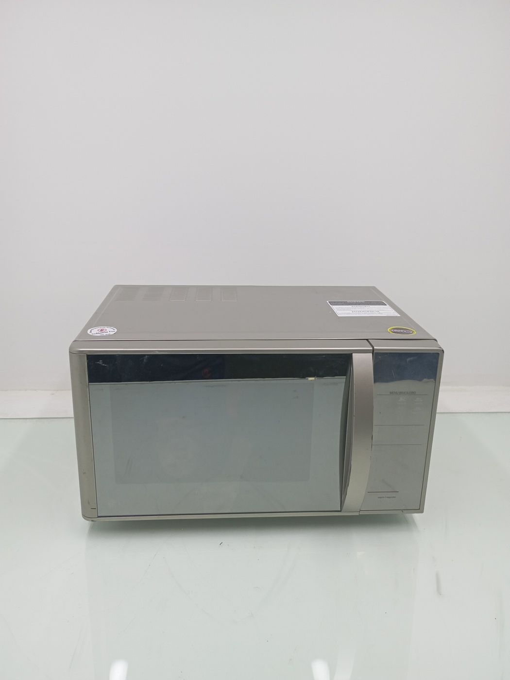 MICRO-ONDAS LG EASY CLEAN MH7093R 30L COM GRI