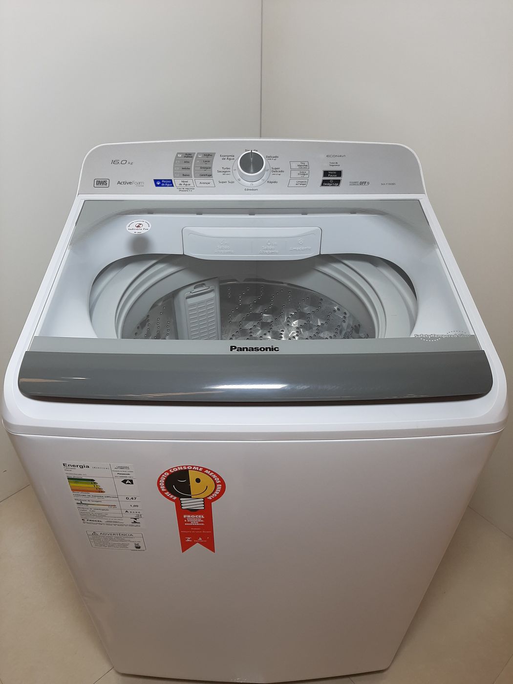 LAVADORA PANASONIC 16KG COM A MELHOR LAVAGEM 