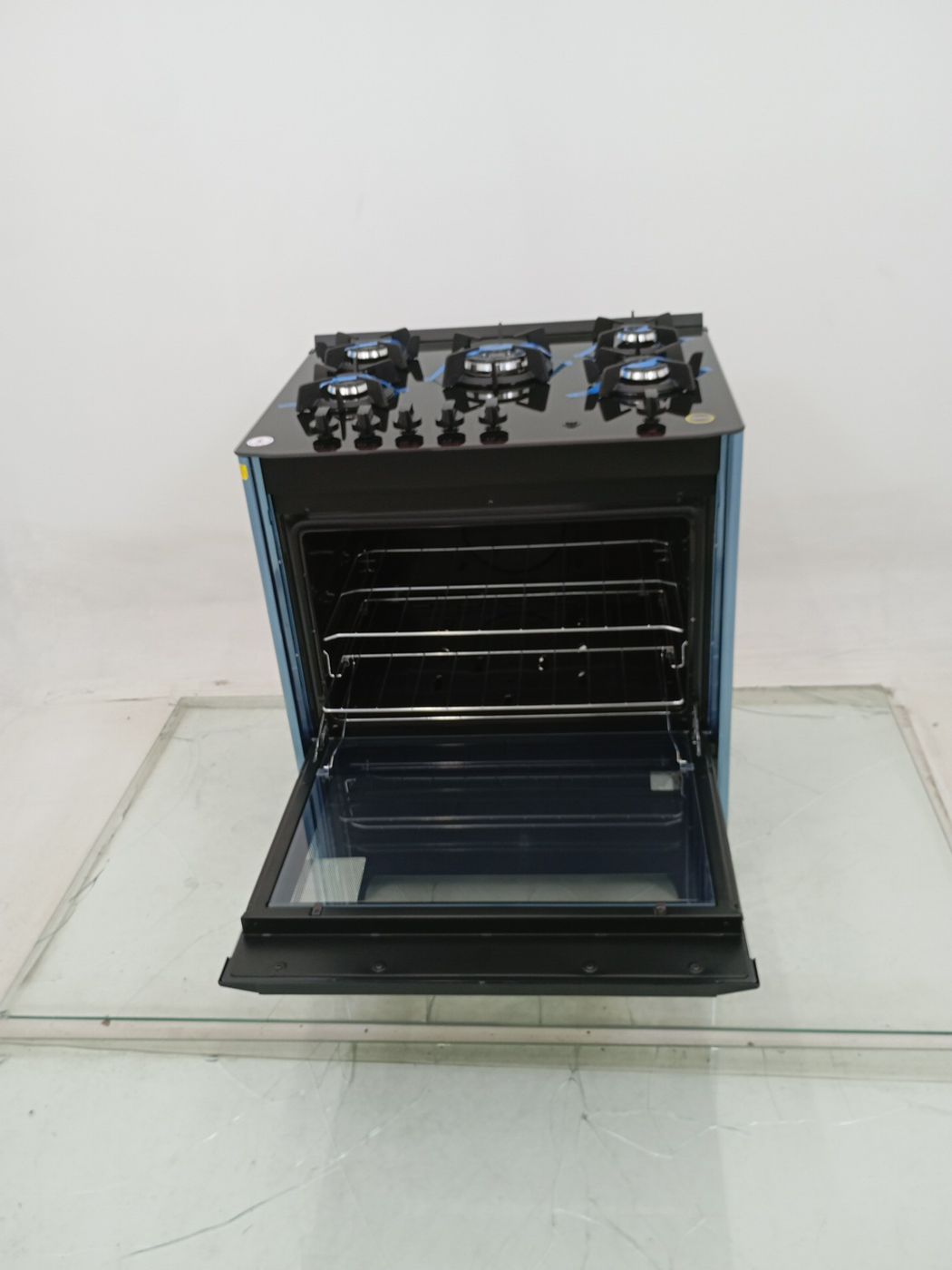 FOGAO DAKO 5 BOCAS MESA DE VIDRO MAGISTER - P