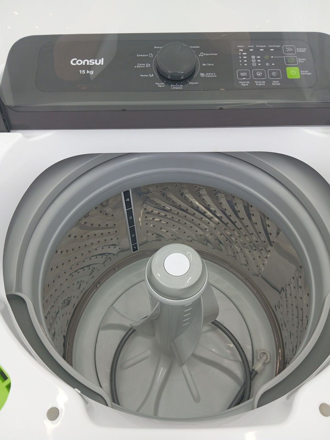 LAVADORA CONSUL 15KG AUTOMATICA MODO ECO - BR