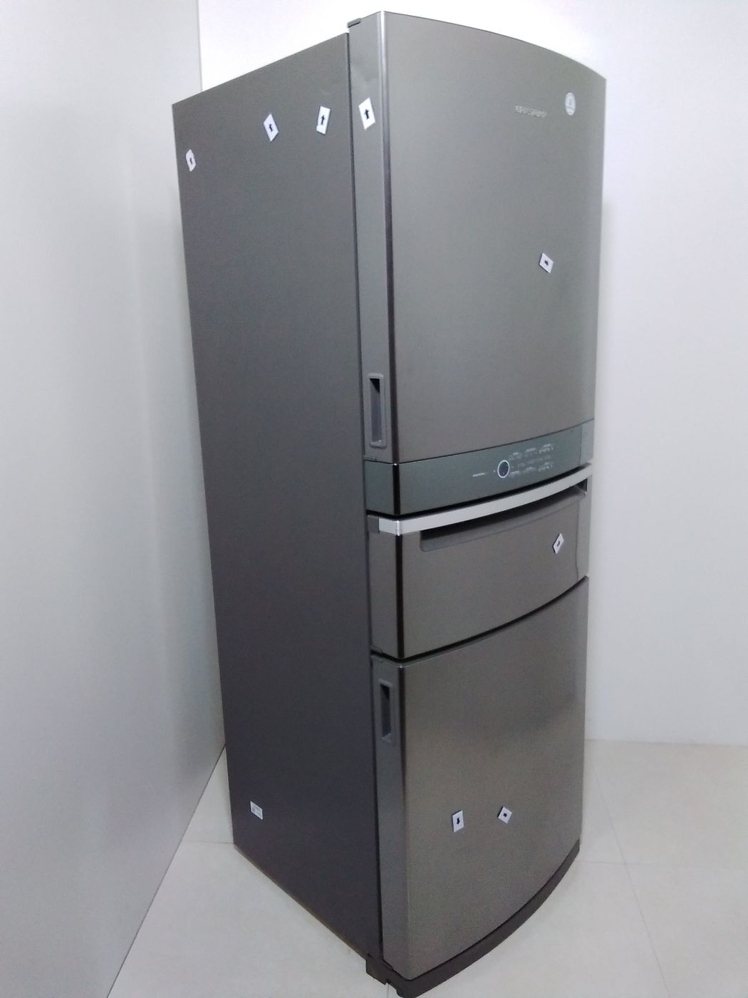 REFRIGERADOR BRASTEMP 3 PORTAS 419L  PL - INO