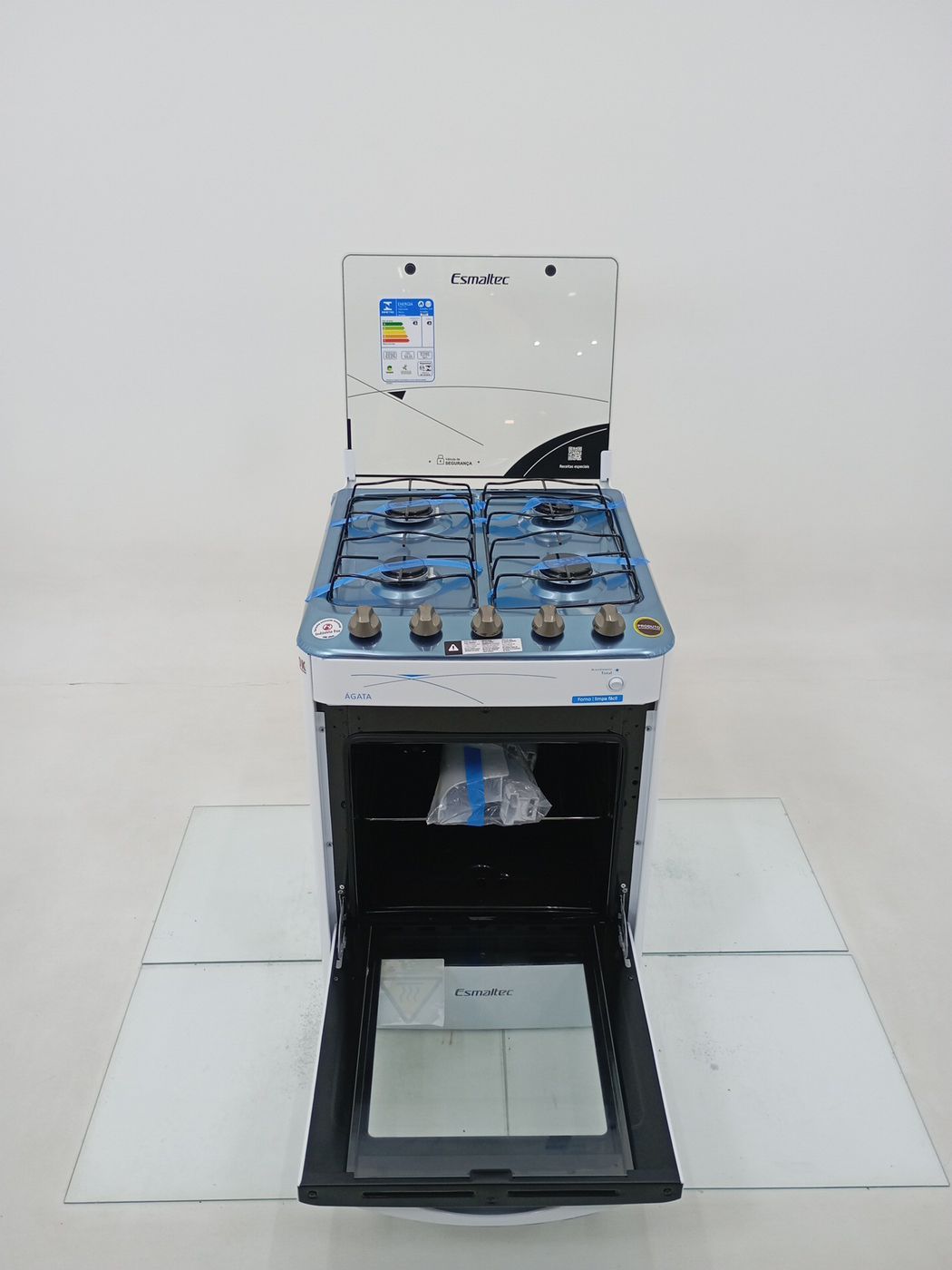 FOGAO ESMALTEC AGATA A GAS C/ ACENDIMENTO AUT