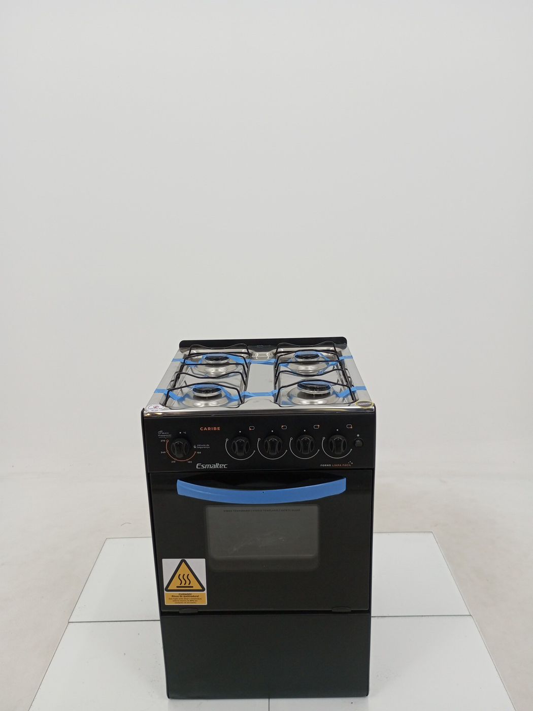 FOGAO ESMALTEC CARIBE 4 BOCAS COM FORNO AUTOL