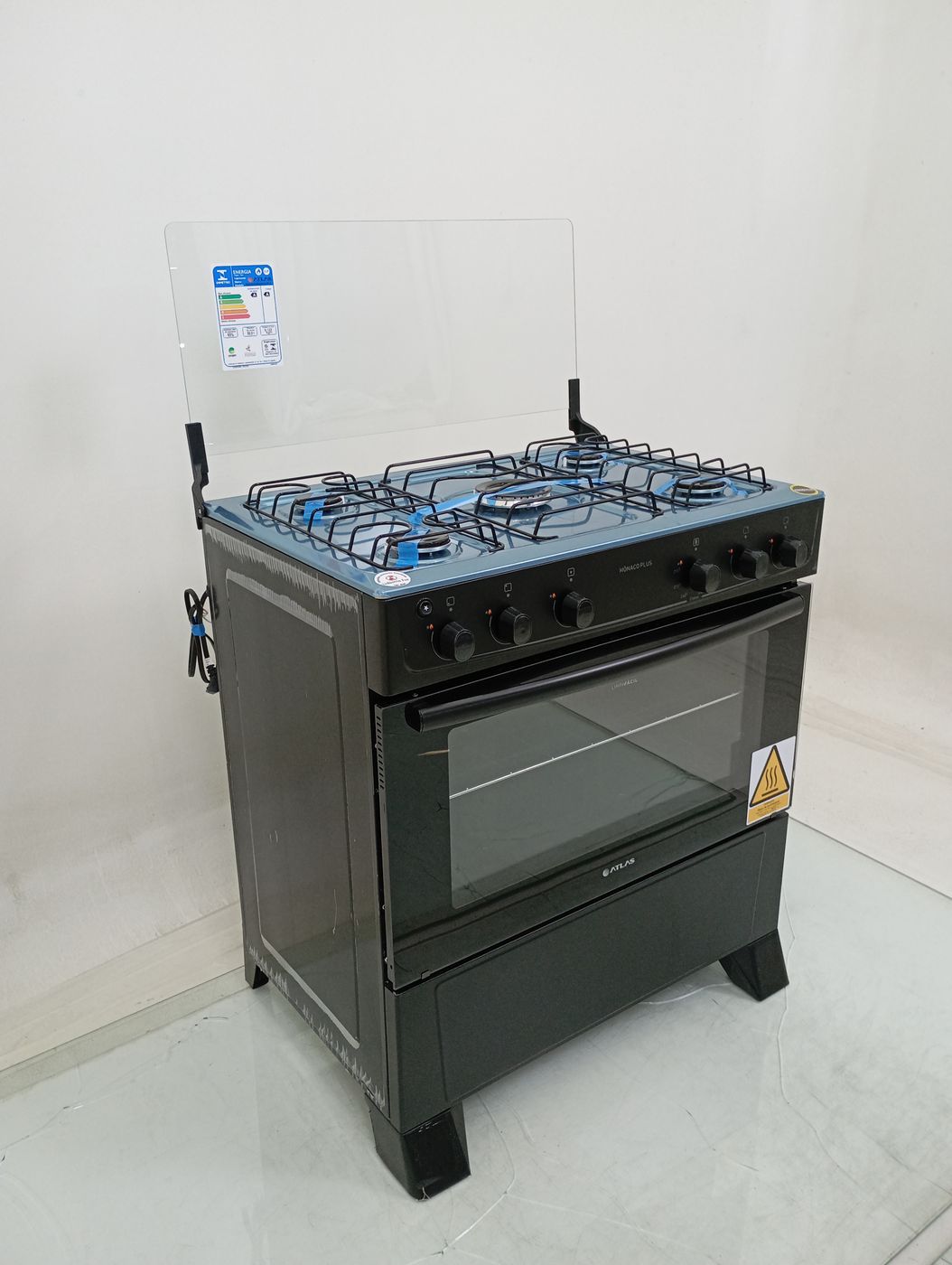 FOGAO ATLAS 5 BOCAS MESA DE ACENDIMENTO AUTOM