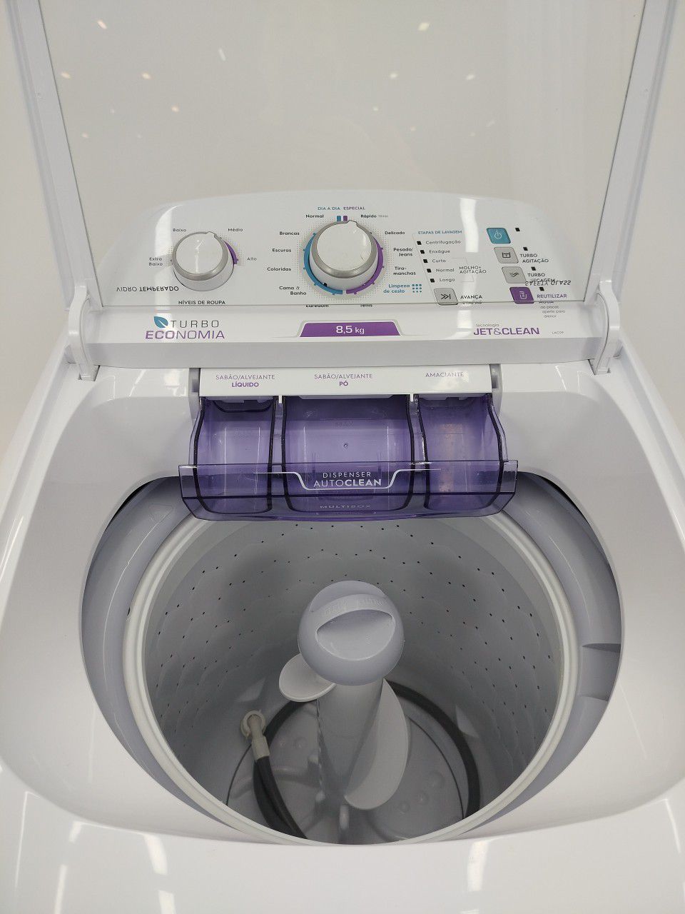LAVADORA ELECTROLUX TOP LOAD 8,5KG LAC09 TURB