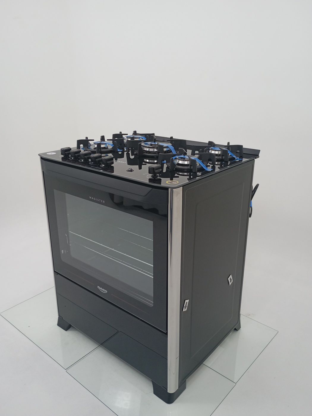 FOGAO DAKO 5 BOCAS MESA DE VIDRO MAGISTER - P