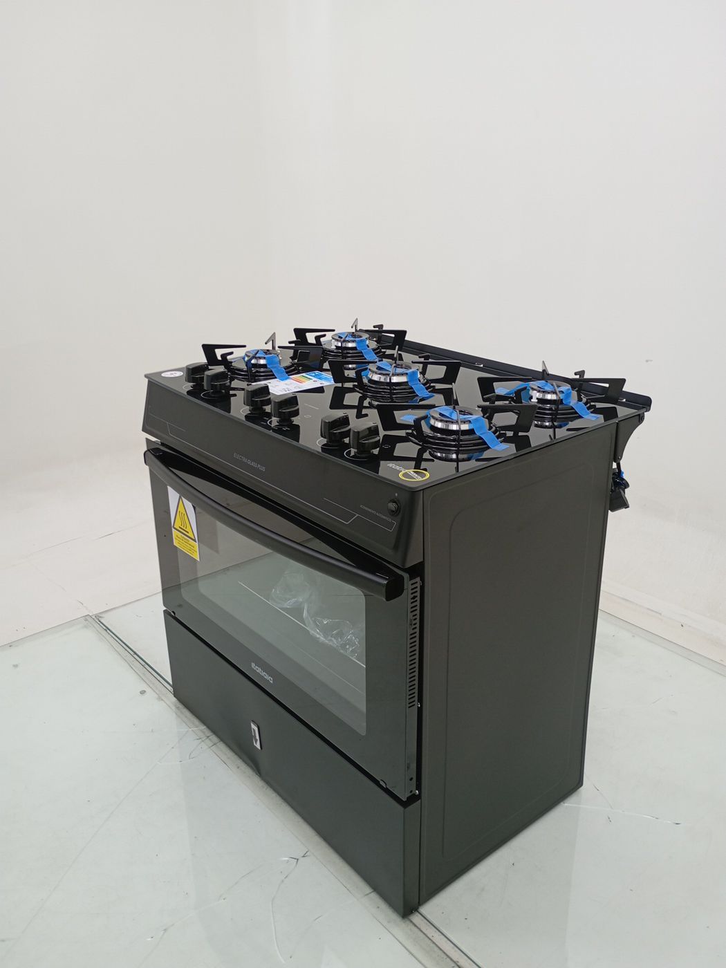 FOGAO ITATIAIA 5 BOCAS ELECTRA GLASS PLUS - P