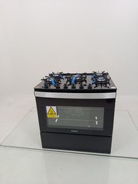 Fogao Itatiaia Itaglass Plus 5 Bocas Mesa De Vidro - Preto