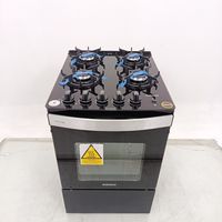 Fogao Itatiaia Itaglass Plus 4 Bocas Mesa De Vidro - Preto