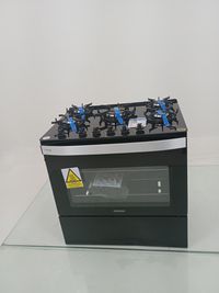 Fogao Itatiaia Itaglass Plus 5 Bocas Mesa De Vidro - Preto