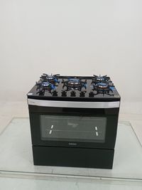 Fogao Itatiaia Itaglass Plus 5 Bocas Mesa De Vidro - Preto