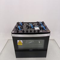 Fogao Itatiaia Itaglass Plus 5 Bocas Mesa De Vidro - Preto
