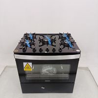 Fogao Itatiaia Itaglass Plus 5 Bocas Mesa De Vidro - Preto