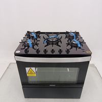 Fogao Itatiaia Itaglass Plus 5 Bocas Mesa De Vidro - Preto