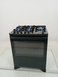 Fogao Electrolux Fe5cp 5 Bocas Mesa De Vidro E Grill - Preto