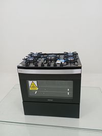 Fogao Itatiaia Itaglass Plus 5 Bocas Mesa De Vidro - Preto