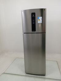 Geladeira Electrolux If43s Frost Free 390l Duplex - Inox