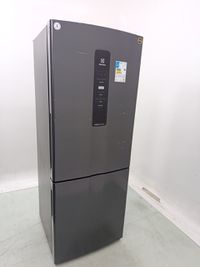 Geladeira Electrolux Ib7b Frost Free Inverter 490l Inverse - Black Inox Look