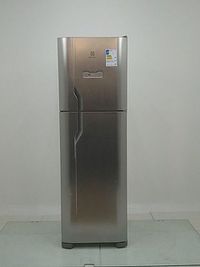 Geladeira Electrolux Dfx44 Frost Free 400l Efficient Turbo Freezer Duplex - Inox