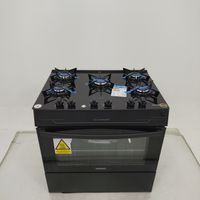 Fogao Itatiaia 5 Bocas Electra Glass Plus - Preto