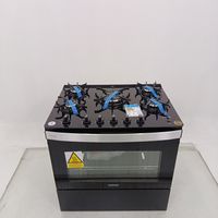Fogao Itatiaia Itaglass Plus 5 Bocas Mesa De Vidro - Preto