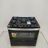 Fogao Itatiaia Itaglass Plus 5 Bocas Mesa De Vidro - Preto