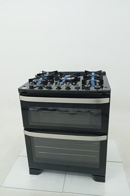 Fogao Electrolux Fe5dp 5 Bocas 2 Fornos, Mesa De Vidro - Preto