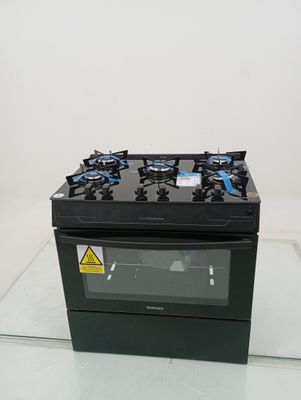 Fogao Itatiaia 5 Bocas Electra Glass Plus - Preto