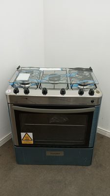 Fogao Esmaltec 5 Bocas Com Forno Autolimpante E Acendimento Automatico - Inox