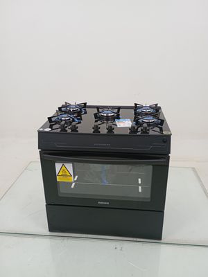 Fogao Itatiaia 5 Bocas Electra Glass Plus - Preto