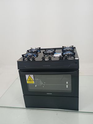 Fogao Itatiaia 5 Bocas Electra Glass Plus - Preto