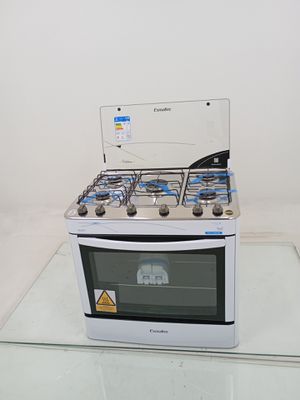 Fogao Esmaltec Agata A Gas C/ Acendimento Automatico Super E Chama 5 Bocas - Branco